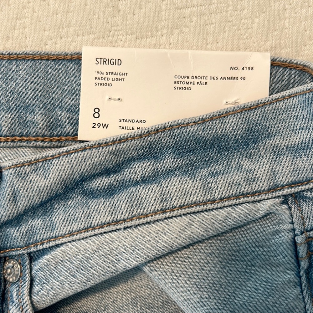 American Eagle Strigid Jeans in Faded Light color